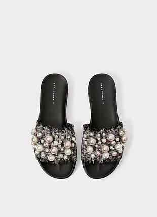 Літні шльопанці zara