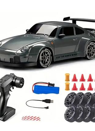 Porsche carera 1:24 новая машина порш на радиоуправлении до 20 км/ч скорость для дрифта и гонок
