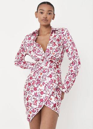 Платье missguided с трендовым принтом 🌸