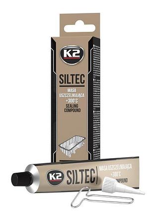 Герметик силіконовий (чорний) 90gr "k2" siltec w003