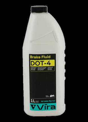 Тормозная жидкость 1000ml dot-4 "vira" vi1012 brake fluid (12шт/уп)