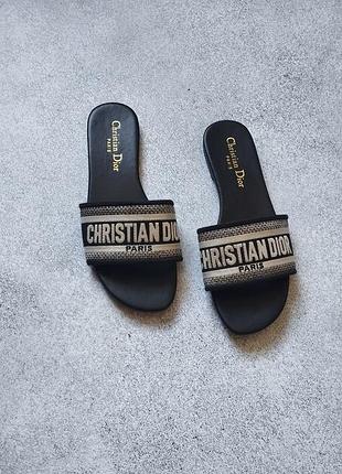 Шлепанцы christian dior dway