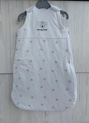Брендовий теплий спальний мішок matalan 2,5tog на 0-6м 50-60см 4-8кг