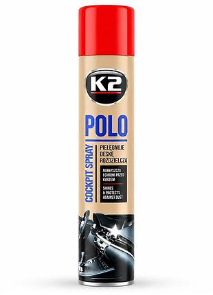 Поліроль торпеди спрей 750ml "k2" polo strawberry (полуниця) k4071 (12шт/ящ)
