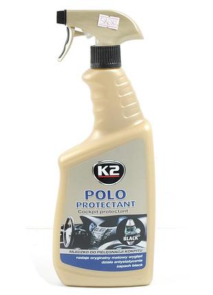 Поліроль торпеди молочко тригер 750ml "k2" k417 polo black (12шт/уп)