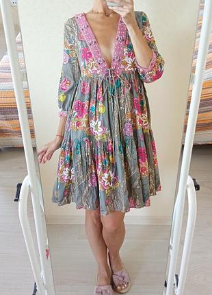 Пляжна сукня розшита бісером twin set