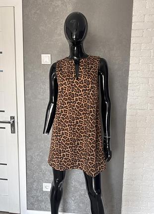 Сукня у леопардовий принт плаття h&m, s
