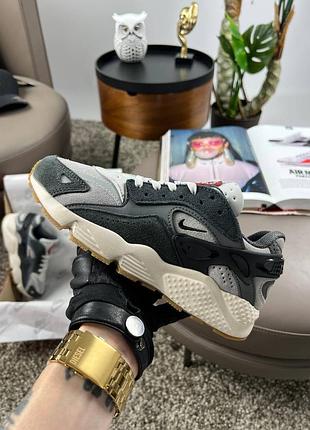 Жіночі кросівки nike air huarache grey black 36-38-39-40