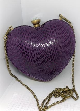 Каркасная сумочка сердце vera wang