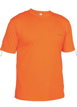 Яскрава спортивна футболка quechua equarea (decathlon) для трекінгу / бігу