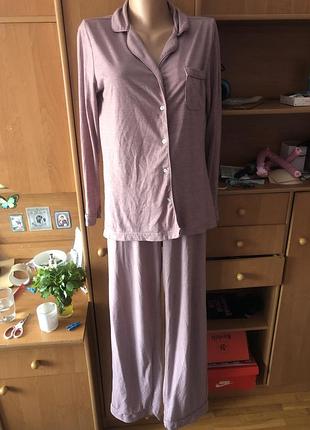 Пижама, комплект, размер xs. 100% коттон, primark.