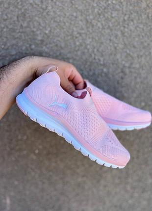 Женские розовые мокасины puma - легкость и стиль каждый день! 41 размер-акция!