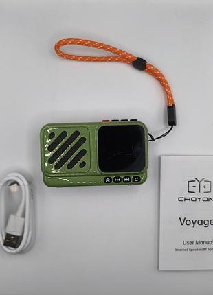 Интернет-радио choyong voyager bluetooth колонка wi-fi 4g esim smart