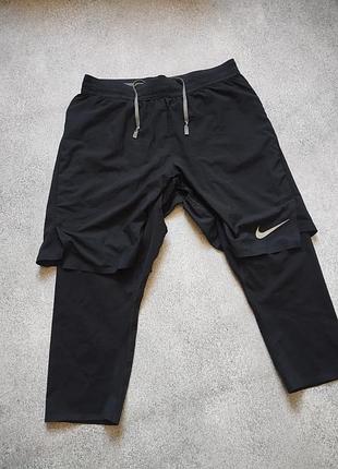Шорти nike aeroswift 2-in-1 running tights shorts