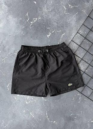Чоловічі пляжні шорти lacoste black