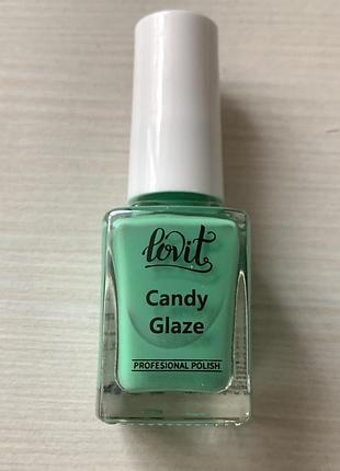 Лак для ногтей lovit candy glaze цвет мята