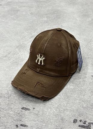 Кепка new era york коричнева