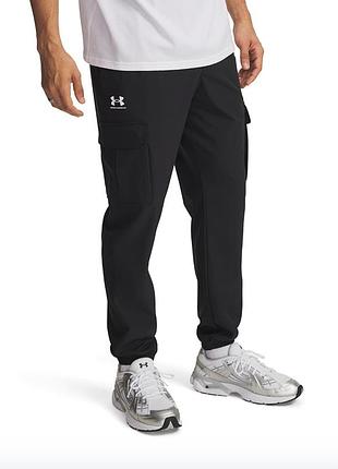 Брюки мужские under armour vibe woven cargo pants black