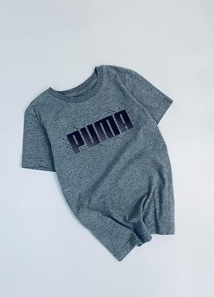 Дитяча футболка puma оригінал  / на 5-6 років / сірого кольору/ розмір 116