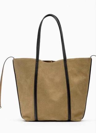 Сумка замшевая zara