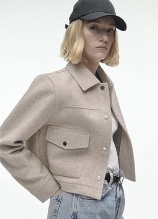 Бомбер сорочка zara