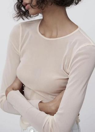 Лонг в сітку zara