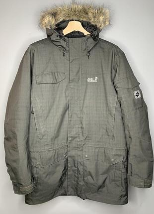 Чоловіча зимова куртка парка jack wolfskin texapore оригінал (розмір l)