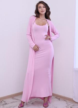 Літній костюм із сарафана та кардигану lingerie