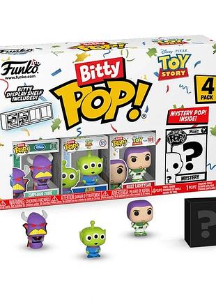 Набір ігрових фігурок bitty pop! серії "історія іграшок" - зорг (4 фігурки в ас.)
