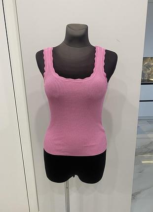 Топ майка zara рожевий s
