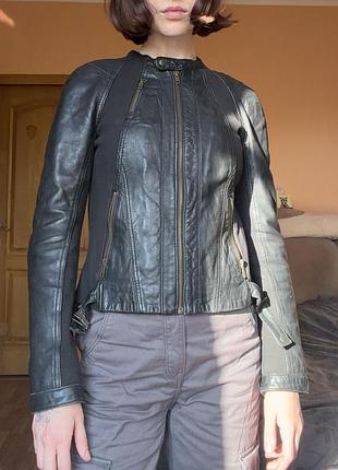 Женская кожаная у2k / biker fit
