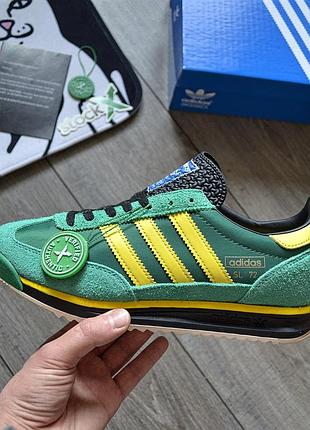 👟 кросівки  adidas sl 72 rs 'green/yellow/core black       / наложка bs👟