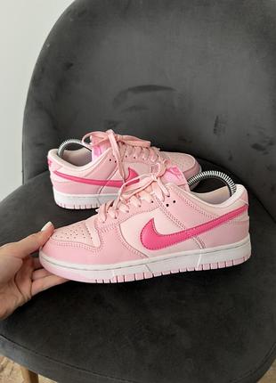 Жіночі кросівки, nike dunk low pink (розмір 38,5) оригінал