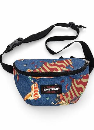 Поясная сумка eastpak springer original оригинал принт world map карта мира