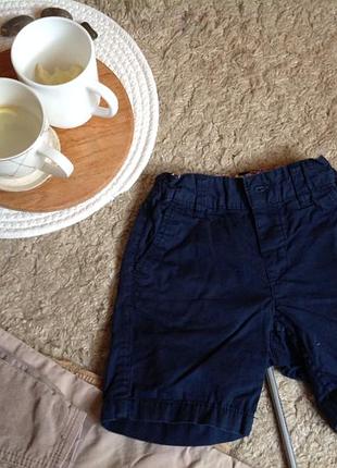 Шорти хлопок холодний синій h & m eur 86 12 - 18 місяців