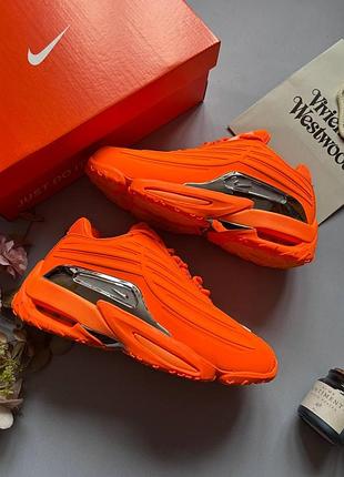 Жовтогарячі чоловічі кросівки nike hot step 2 orange х хат степ 43