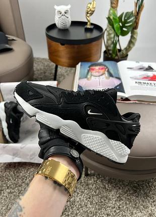Жіночі кросівки nike air huarache black white 36-37-38-39-40-41