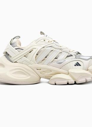 Белые кроссовки унисекс adidas vento xlg deluxe white x вентто 45