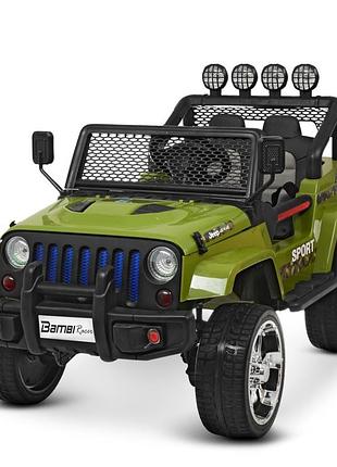 Детский электромобиль джип m 3237eblr-10 до 35 кг