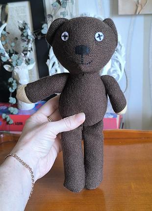 Оригинальный вязаный мишка тедди мистера бина (mr. bean's teddy) от tty