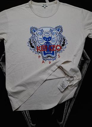 Оригінальна футболка kenzo paris м крута чоловіча футболка вільний крій базова футболка