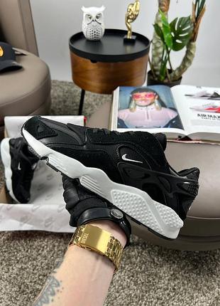 Мужские кроссовки nike air huarache black white 41-42-43-44-45-46