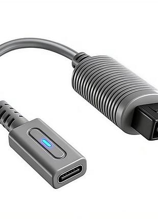 Кабель живлення usb type-c pd для nintendo wii 12 см