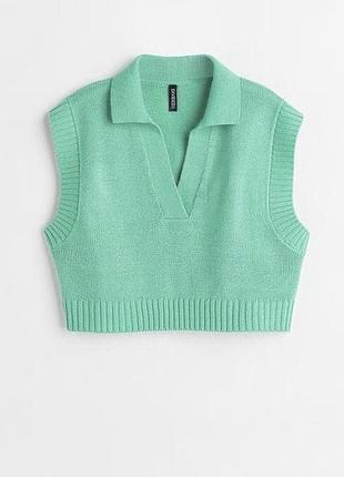 Трикотажний топ поло h&m