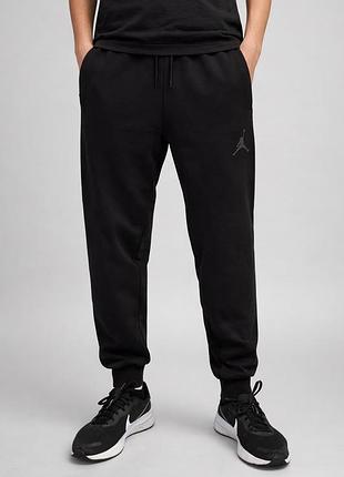 Спортивні штани jordan чоловічі double face 100% бавовна чорні jumpman,дабл фейс,трикотаж на осінь