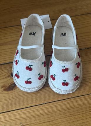 Балетки еспадрилі h&m 26 р