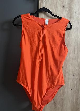 Купальник primark яскравого оранжевого кольору