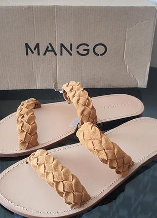 Шлепанцы mango размер 40
