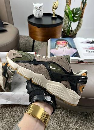 Мужские кроссовки nike air huarache brown khaki 41-42-43-44-45-46