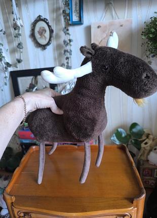 Оригинальный плюшевый лось моррис (morris the moose) от kohl's cares (сша)